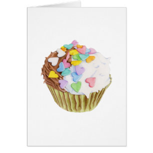 Cupcake Hearts Card