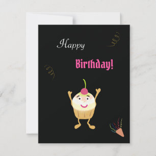 Cupcake holiday card