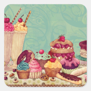 Cupcake & Ice Cream Patisserie Gift Tags