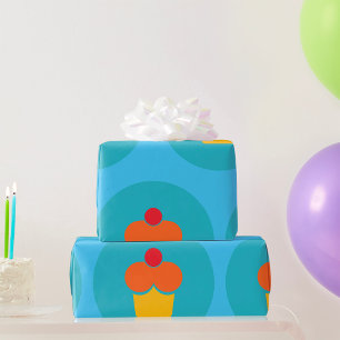 Cupcake Icon Wrapping Paper