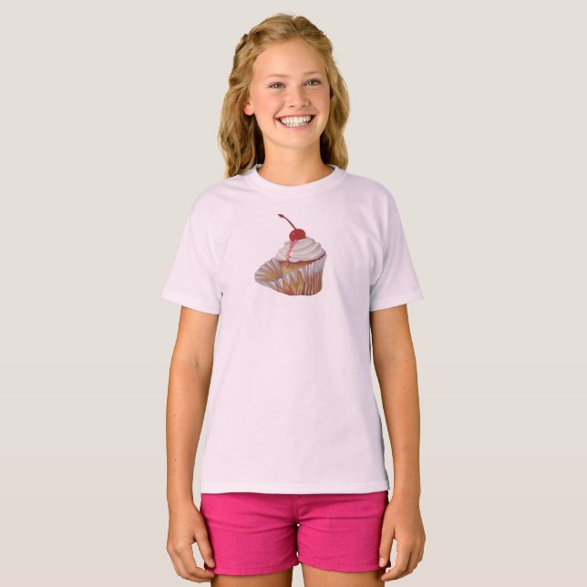 Cupcake Invitaion T-Shirt (Front Full)