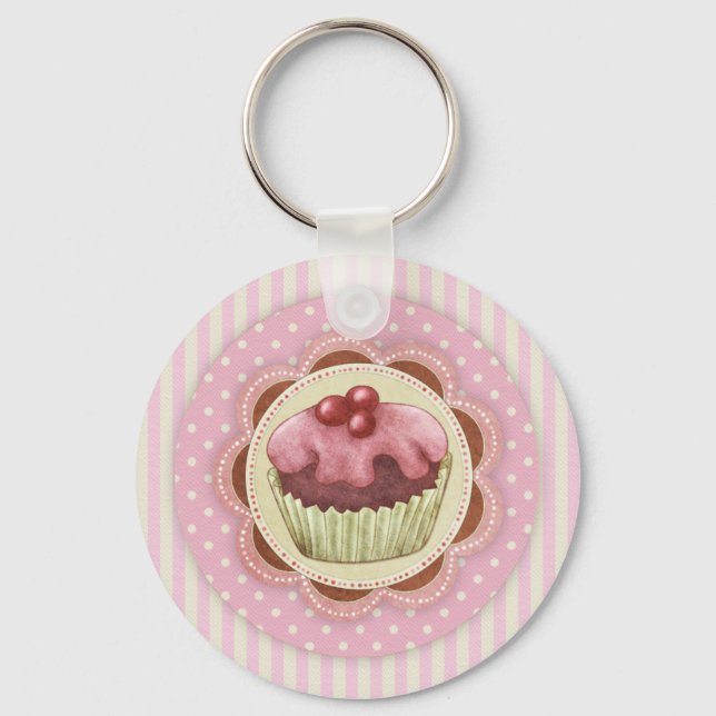 Cupcake Keychain (Front)
