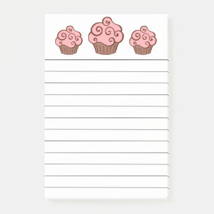 Cupcake Kitchen Shopping List Post It Notes Gift