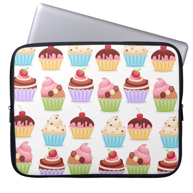 Cupcake Laptop Case (Front)