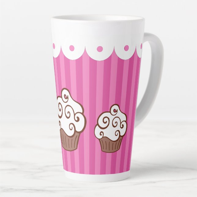 Cupcake Latte Mug  (Right Angle)