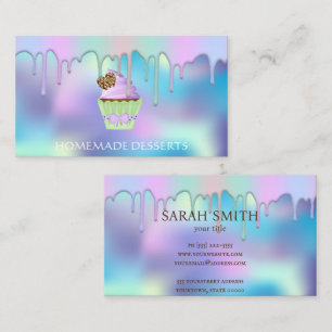 Cupcake Logo Bakery Chef,cute Business Card