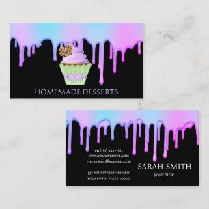Cupcake Logo Bakery Chef,cute Business Card