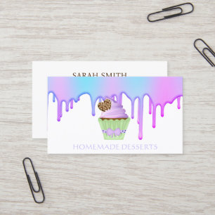 Cupcake Logo Bakery Chef,cute Business Card