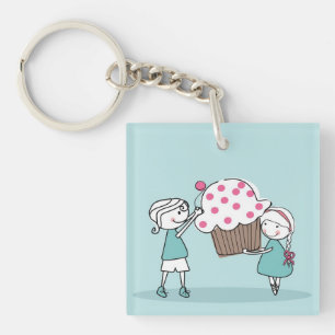 Cupcake Love Key Ring