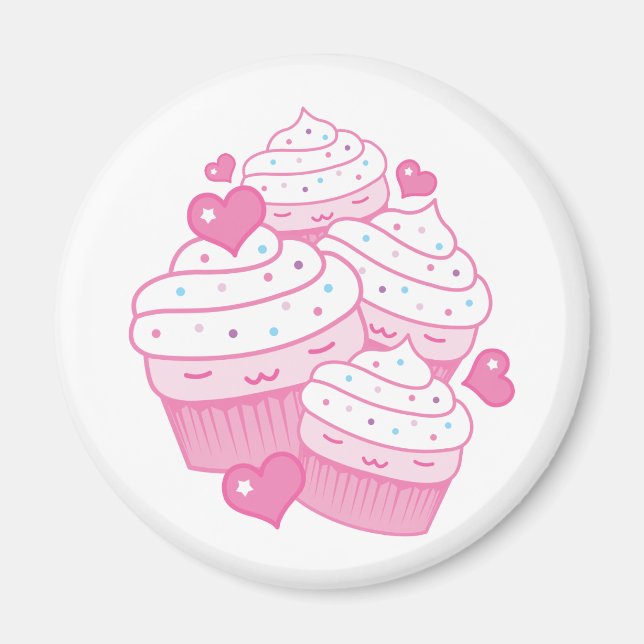 cupcake love magnet (Front)
