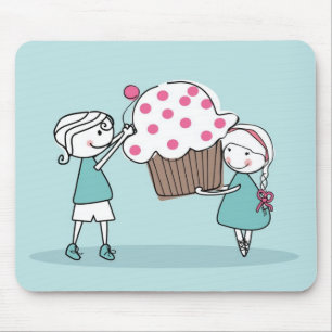 Cupcake Love Mouse Mat