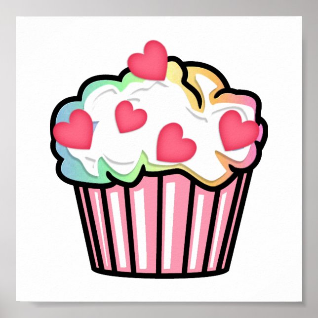 Cupcake Love Poster (Front)