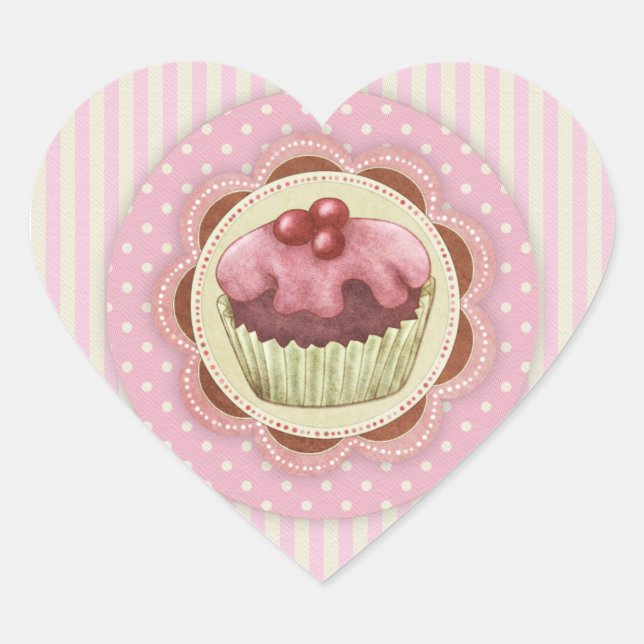 CupCake Love Sticker (Front)