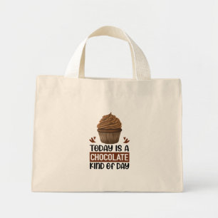 Cupcake Lover Foodie Gift Chocoholic Chocolate Mini Tote Bag