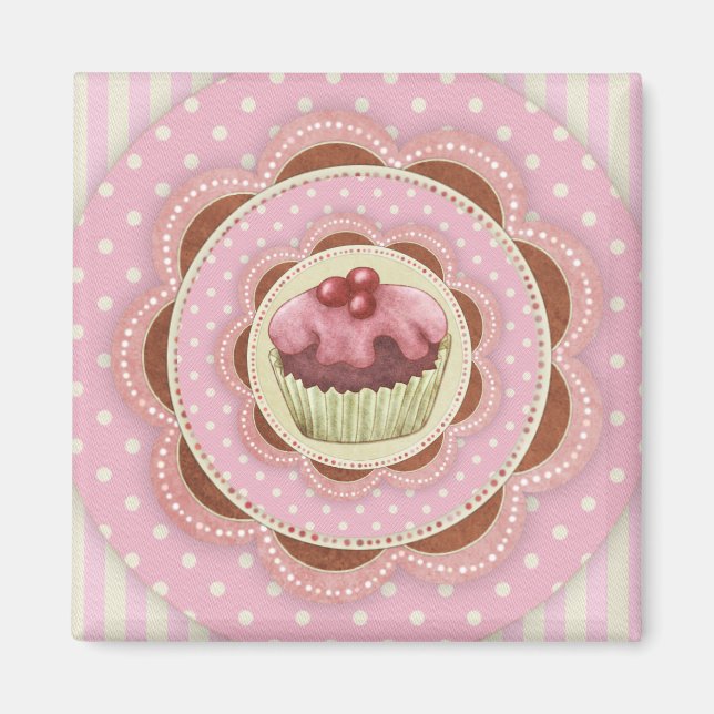 Cupcake Magnet (Front)