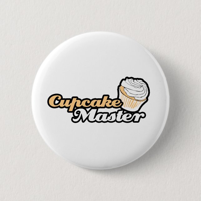 Cupcake Master 6 Cm Round Badge (Front)