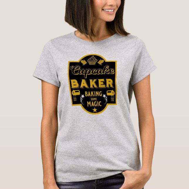 Cupcake Master Baker T-Shirt (Front)