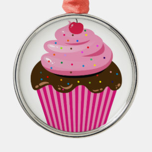 Cupcake Metal Tree Decoration