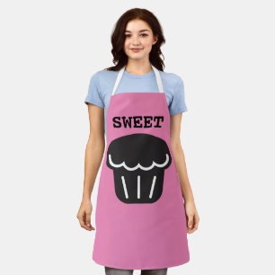 CUPCAKE MUFFIN KITCHEN PINK APRON