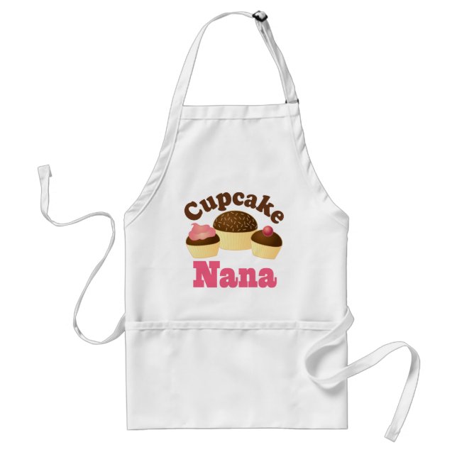 Cupcake Nana Apron Gift (Front)