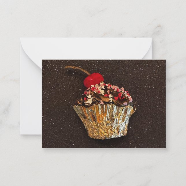 Cupcake note card (Front)
