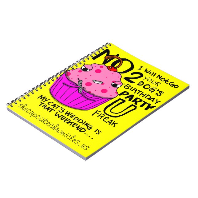 Cupcake Notebook (Left Side)