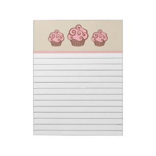 Cupcake Notepad