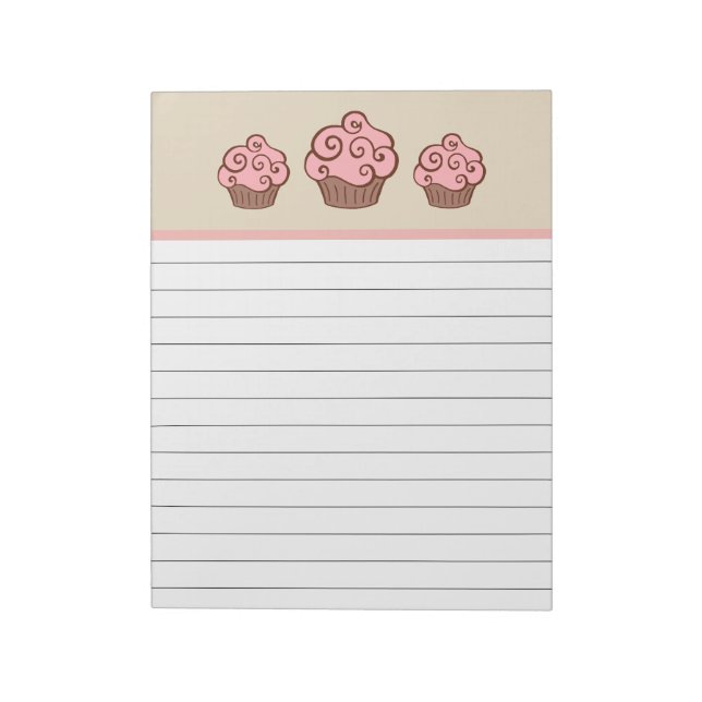 Cupcake Notepad (Rotated)