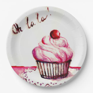 Cupcake Paper Plate
