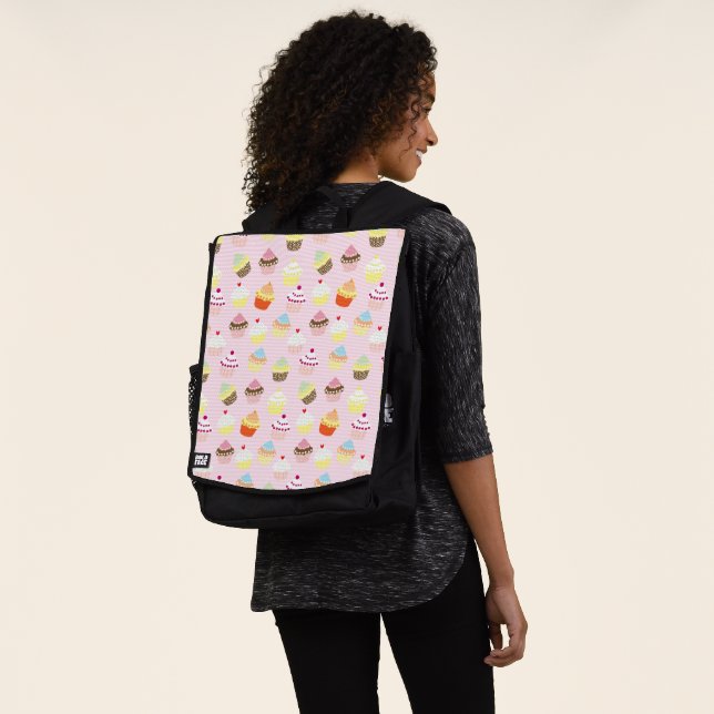 Cupcake Party Backpack #2 (Worn)