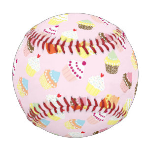 Cupcake Party Baseball