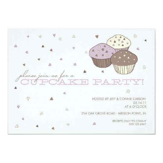 Cupcake Party Invitation