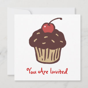Cupcake Party Invitation