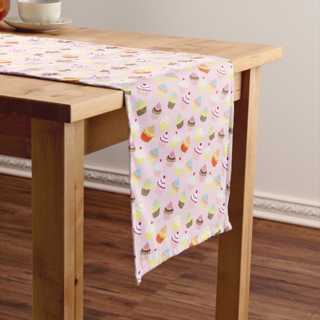Cupcake Party Table Runner (In Situ)