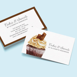 Cupcake Pastry Chef Bakery Business Card