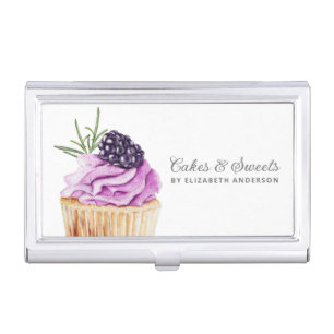 Cupcake Pastry Chef Bakery Business Card Case