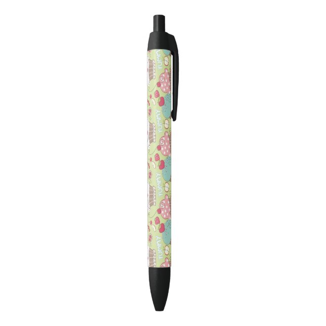 Cupcake pattern black ink pen (Bottom (Vertical))