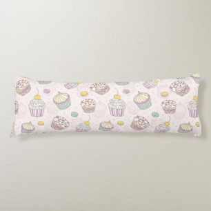 Cupcake Pattern Body Cushion
