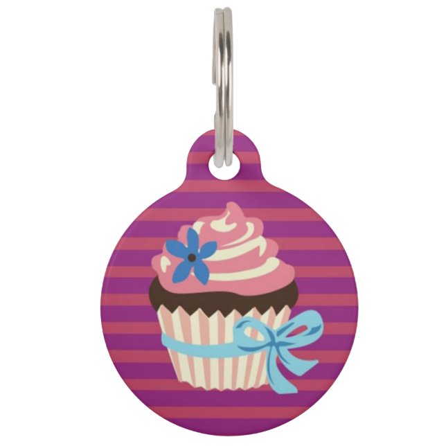 Cupcake Pet ID Tag (Front)