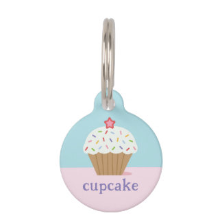 Cupcake Pet Tag