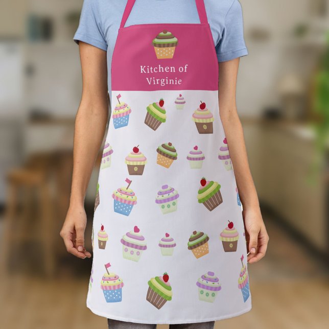 Cupcake Pink Apron (Cupcake Pink Apron)