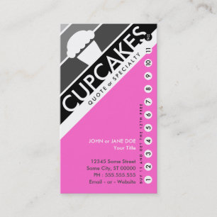 cupcake punchcard (buy 11 get 1 free) loyalty card