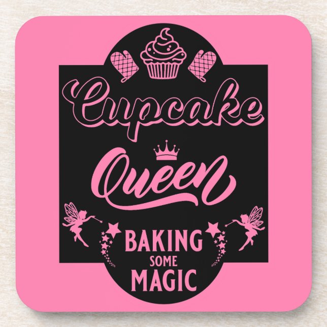 Cupcake Queen Coaster (Front)