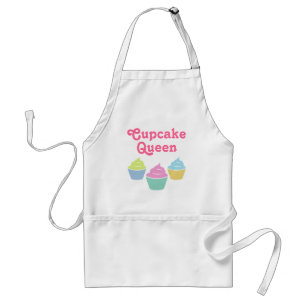 Cupcake queen   Cute baking apron for women