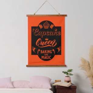 Cupcake Queen Hanging Tapestry