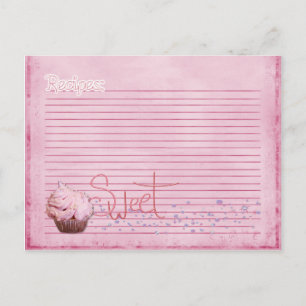 cupcake recipe card