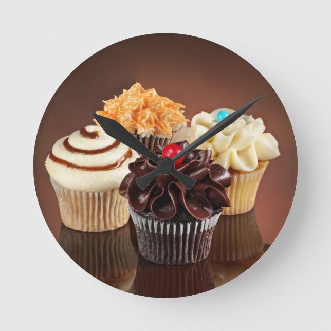 cupcake round clock (Front)