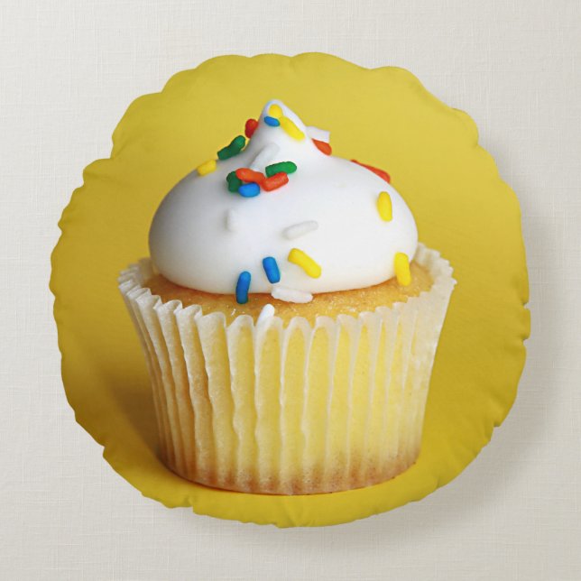 Cupcake Round Pillow (Front)