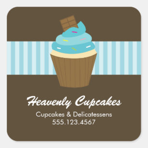Cupcake Round Sticker