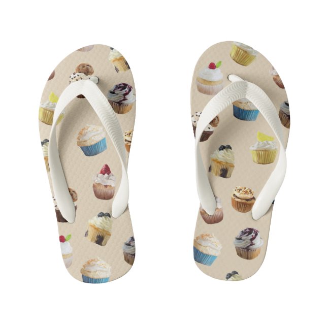 Cupcake royale kid's flip flops (Footbed)